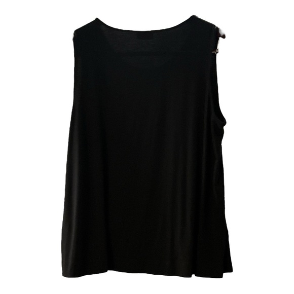J.Jill Wherever Collection sleeveless black swing tank S 4 - Picture 2 of 4